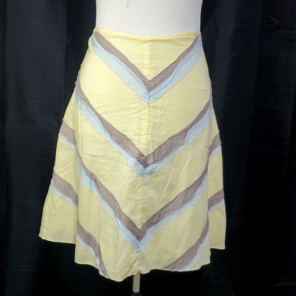 Free People chevron skirt